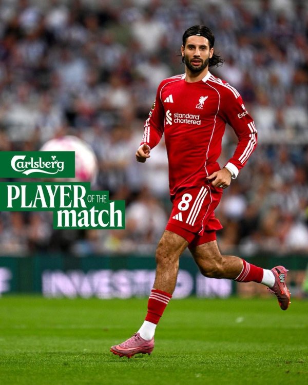 明福今投 客串后卫+神之一漏，索博当选与纽卡一役利物浦队内最佳球员